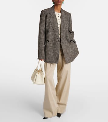 Schultertasche Parachute Small aus Leder | Bottega Veneta