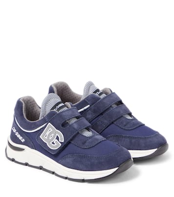 Sneakers DG mit Veloursleder | Dolce&Gabbana Kids
