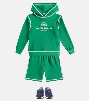 Sneakers DG mit Veloursleder | Dolce&Gabbana Kids