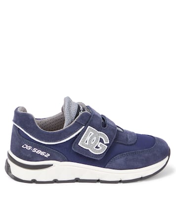 Sneakers DG mit Veloursleder | Dolce&Gabbana Kids