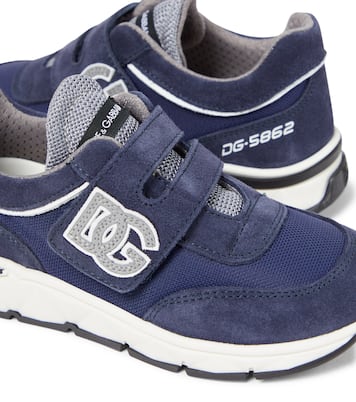 Sneakers DG mit Veloursleder | Dolce&Gabbana Kids