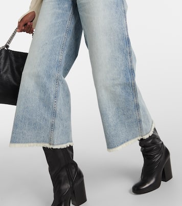 جينز كروب واسع بخصر عال | Stella McCartney