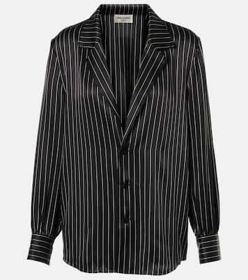 Camicia in raso di seta | Saint Laurent