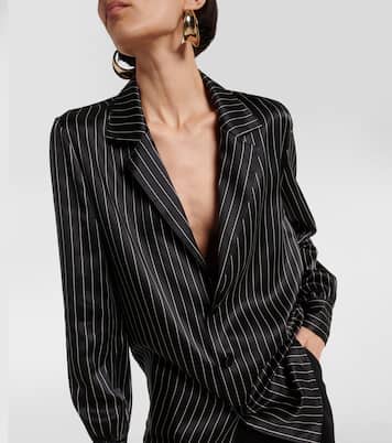 Camicia in raso di seta | Saint Laurent