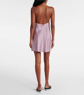 Abito sottoveste Evergreen Invisible Strap in raso | Y/Project