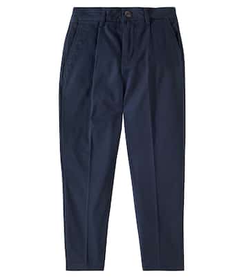 Tapered cotton-blend chinos | Scotch & Soda Kids