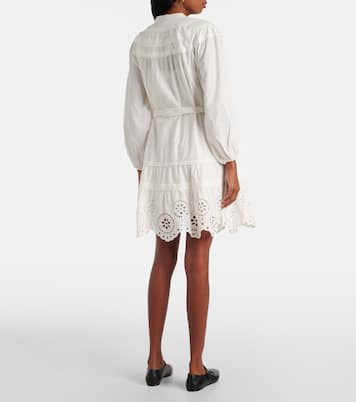 Robe Barb en coton à broderies anglaises | Velvet