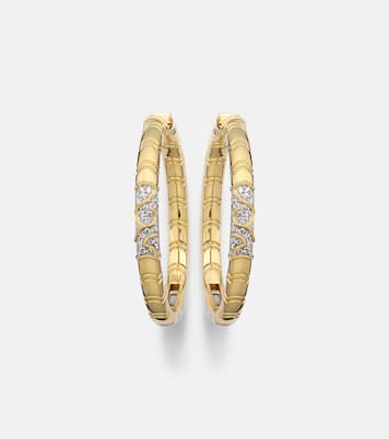 Boucles d'oreilles Ondine en or 18 ct et diamants | Marina B