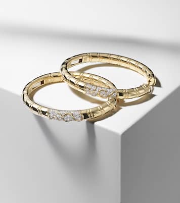 Boucles d'oreilles Ondine en or 18 ct et diamants | Marina B