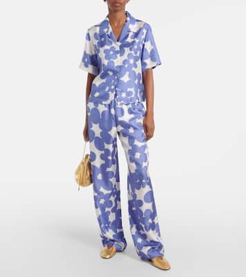 Weite Hose aus Seide | Marni