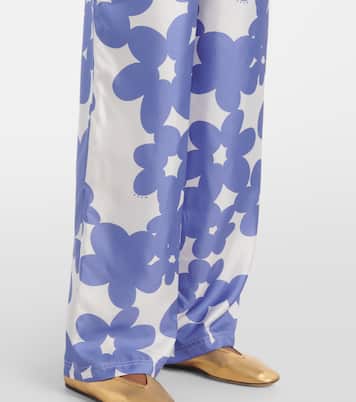 Weite Hose aus Seide | Marni