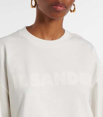 Sudadera de jersey de algodón con logo | Jil Sander