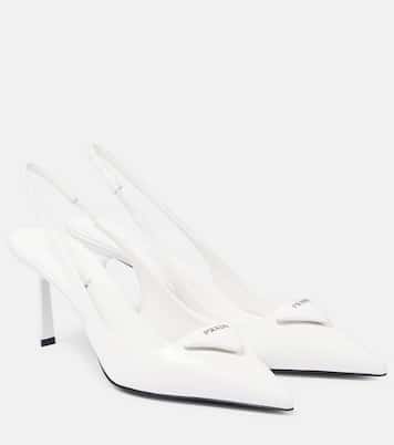 Escarpins Spazzolato 75 en cuir | Prada