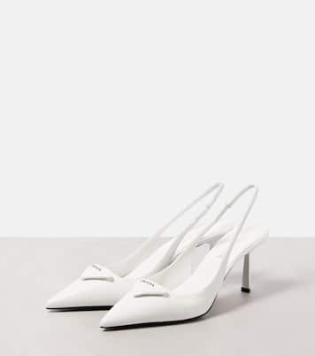 Escarpins Spazzolato 75 en cuir | Prada