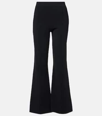 Pantaloni flared in maglia a vita media | Joseph