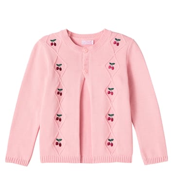 Cardigan Espina in cotone con ricamo | La Coqueta