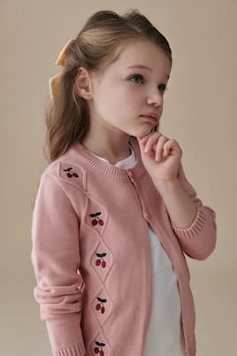 Cardigan Espina en coton brodé | La Coqueta