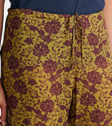 Gerade Hose aus Georgette | Dries Van Noten