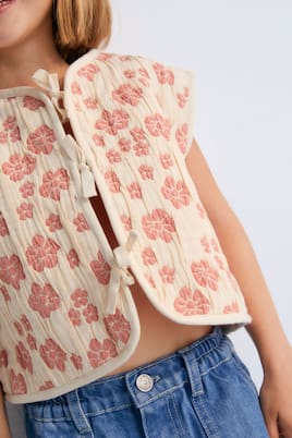 Leontis floral cotton vest | The New Society