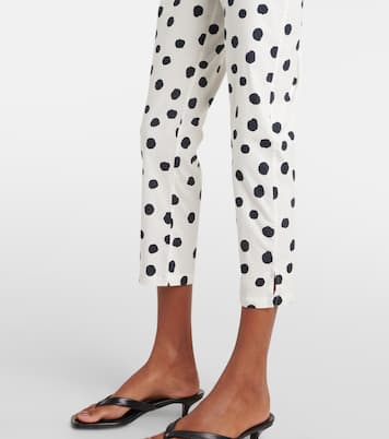 Cotton-blend capri pants | Adriana Degreas