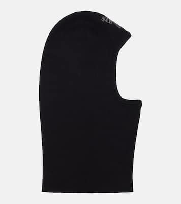Logo embroidered wool ski mask | Acne Studios