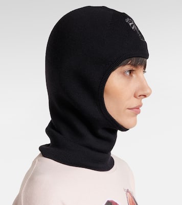 Logo embroidered wool ski mask | Acne Studios