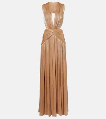 Silla cutout gathered gown | Costarellos