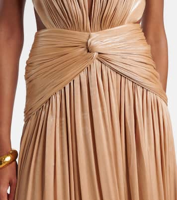 Silla cutout gathered gown | Costarellos