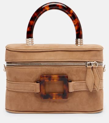 Sac Vanity Mini en daim | Roger Vivier