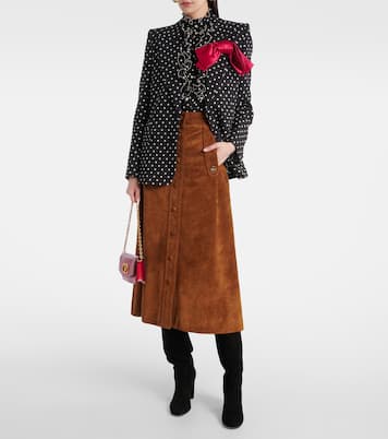 Botas altas Glen 85 de ante | Gianvito Rossi