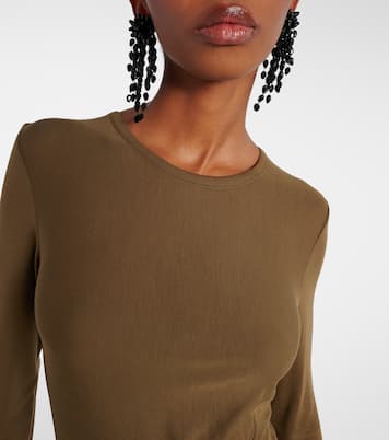 Vestido largo Jelina de jersey fruncido | Marant Etoile
