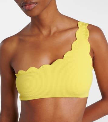 Santa Barbara scalloped bikini top | Marysia
