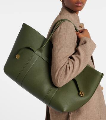 Ghiera Large leather tote bag | Loro Piana