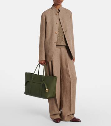 Ghiera Large leather tote bag | Loro Piana