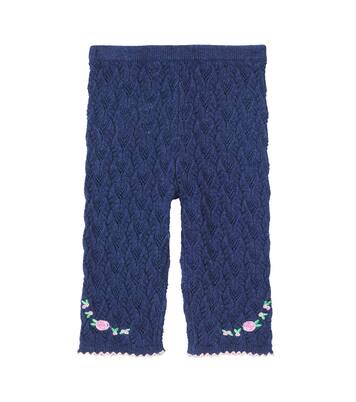 Rosier embroidered cotton, wool, and cashmere pants | Konges Sløjd