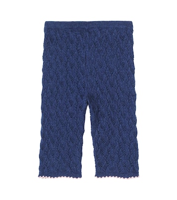 Rosier embroidered cotton, wool, and cashmere pants | Konges Sløjd