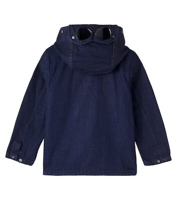 Logo cotton denim jacket | C.P. Company Kids