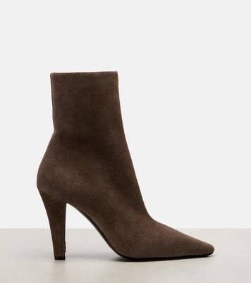 Jill 95 suede ankle boots | Saint Laurent