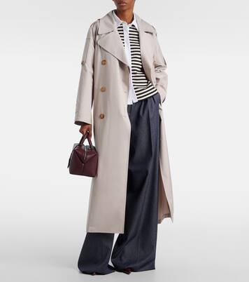 Baden pleated virgin wool wide-leg pants | Max Mara