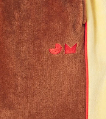 Happiness cotton-blend velvet sweatpants | Jellymallow