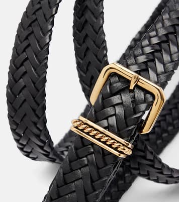 Woven leather belt | Etro