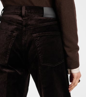 Ayla cotton-blend velvet straight pants | Citizens of Humanity