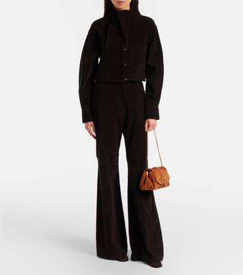 Sac Flap Small en daim | Ferragamo