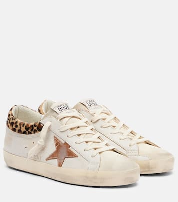 Zapatillas Super-Star de ante con pelo | Golden Goose