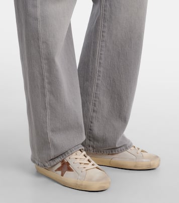 Zapatillas Super-Star de ante con pelo | Golden Goose