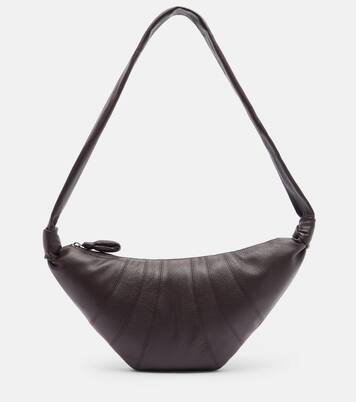 Croissant Medium leather shoulder bag | Lemaire