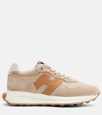 H641 leather and suede sneakers | Hogan