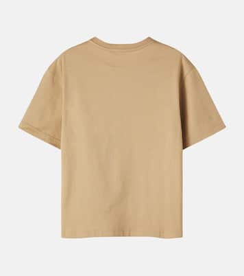 Camiseta de jersey de algodón con DG  | Dolce&Gabbana Kids