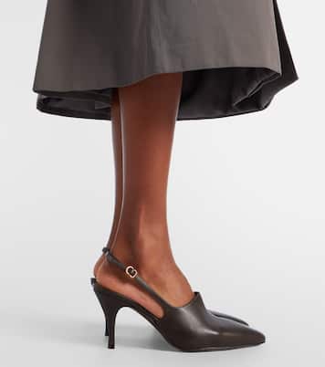 Cover Up 80 leather slingback pumps | Herbert Levine