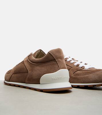 Sneakers Runner aus Veloursleder | Brunello Cucinelli